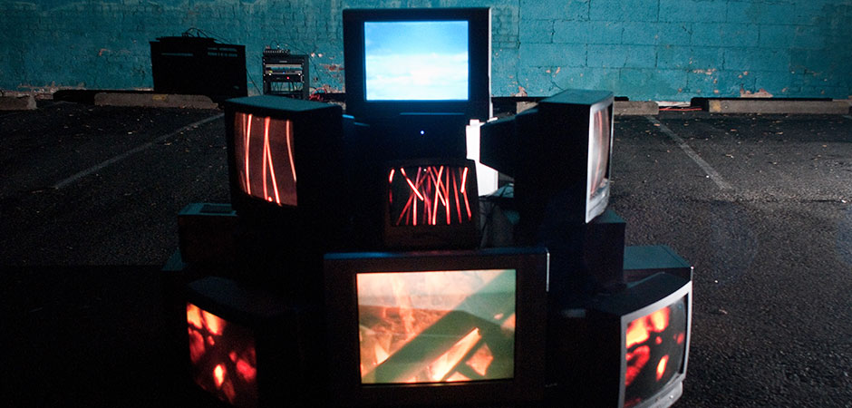 Patrick Gregory and Lincoln Mitchell, Enlightened Abandonment, InLight 2010, photo by Terry Brown