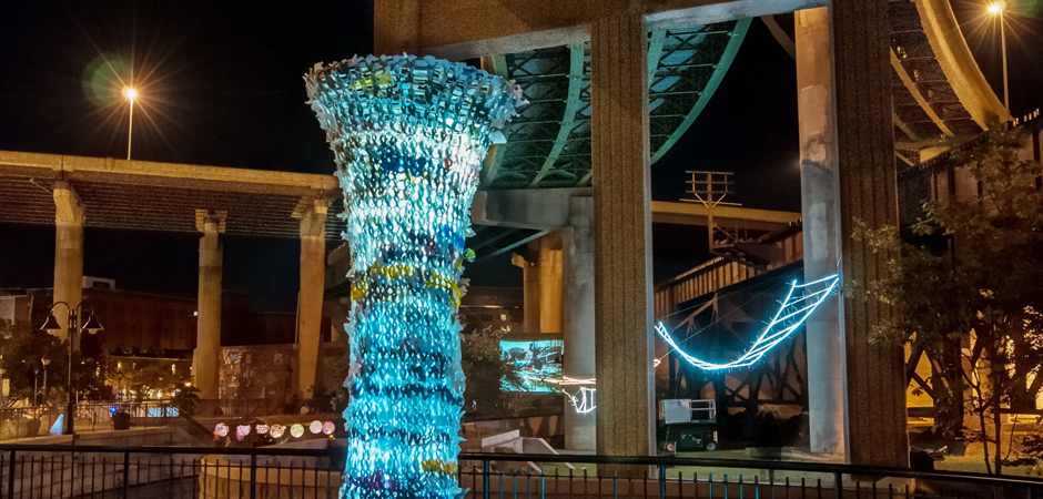 Julie Hinzmann and Shawn Saharko, Thank You, Thank You, Thank You, InLight 2013, photo by Terry Brown